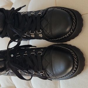 Vince Camuto Maissa Quilted Combat Boots